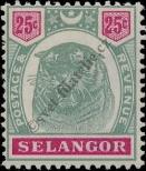 Stamp Selangor Catalog number: 19