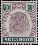 Stamp Selangor Catalog number: 21