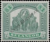 Stamp Selangor Catalog number: 22