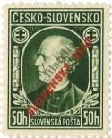 Stamp Slovakia Catalog number: 24/A