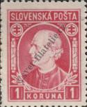 Stamp Slovakia Catalog number: 40/A