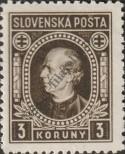 Stamp Slovakia Catalog number: 42/A