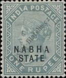 Stamp Nabha Catalog number: 21