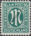 Stamp American and British occupation zone of Germany Catalog number: 25