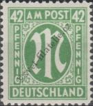 Stamp American and British occupation zone of Germany Catalog number: 31
