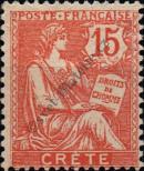 Stamp Crete (french mail) Catalog number: 7