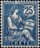 Stamp Crete (french mail) Catalog number: 9