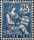 Stamp Crete (french mail) Catalog number: 9
