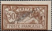 Stamp Crete (french mail) Catalog number: 12