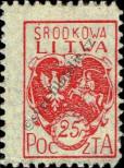 Stamp Republic of Central Lithuania Catalog number: 1/A