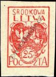 Stamp Republic of Central Lithuania Catalog number: 1/B