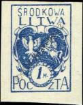 Stamp Republic of Central Lithuania Catalog number: 2/B