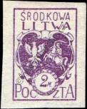 Stamp Republic of Central Lithuania Catalog number: 3/B
