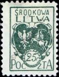 Stamp Republic of Central Lithuania Catalog number: 20/A