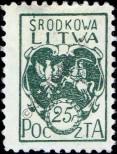 Stamp Republic of Central Lithuania Catalog number: 20/A