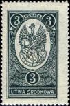 Stamp Republic of Central Lithuania Catalog number: 36/A