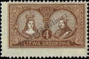 Stamp Republic of Central Lithuania Catalog number: 37/A