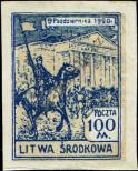 Stamp Republic of Central Lithuania Catalog number: 42/B