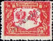 Stamp Republic of Central Lithuania Catalog number: 45/A