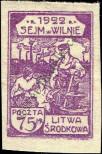 Stamp Republic of Central Lithuania Catalog number: 47/B