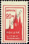 Stamp Republic of Central Lithuania Catalog number: P/6/A