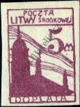 Stamp Republic of Central Lithuania Catalog number: P/5/B