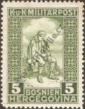 Stamp Austro-Hungarian rule in Bosnia and Herzegovina Catalog number: 97