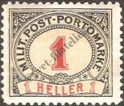 Stamp Austro-Hungarian rule in Bosnia and Herzegovina Catalog number: P/1