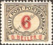 Stamp Austro-Hungarian rule in Bosnia and Herzegovina Catalog number: P/6