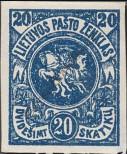 Stamp Lithuania Catalog number: 62/B