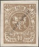 Stamp Lithuania Catalog number: 64/B