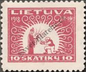 Stamp Lithuania Catalog number: 65
