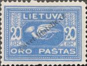 Stamp Lithuania Catalog number: 102/A