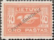 Stamp Lithuania Catalog number: 103/A