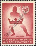 Stamp Croatia Catalog number: 91