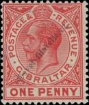Stamp Gibraltar Catalog number: 66