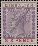 Stamp Gibraltar Catalog number: 35
