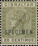 Stamp Gibraltar Catalog number: 30/a
