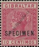 Stamp Gibraltar Catalog number: 23