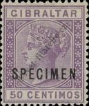 Stamp Gibraltar Catalog number: 26