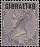 Stamp Gibraltar Catalog number: 6