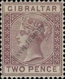Stamp Gibraltar Catalog number: 10