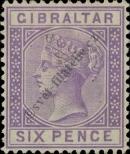 Stamp Gibraltar Catalog number: 13