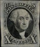 Stamp United States Catalog number: 2