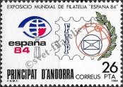 Stamp Andorra (Spanish) Catalog number: 174