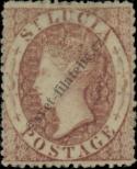 Stamp Saint Lucia Catalog number: 1/a